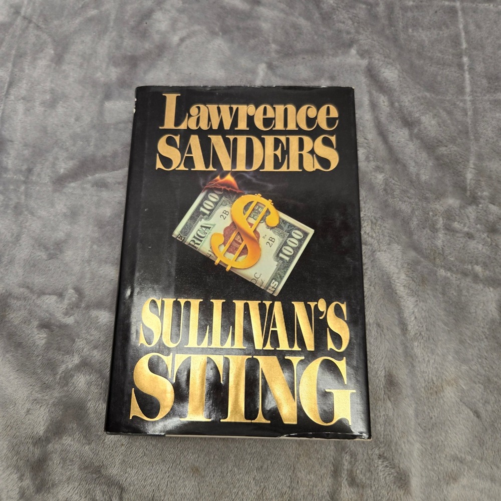 Sullivan's Sting Lawrence Sanders Hardcover 1990 Fiction Novel 0-399-13542-1